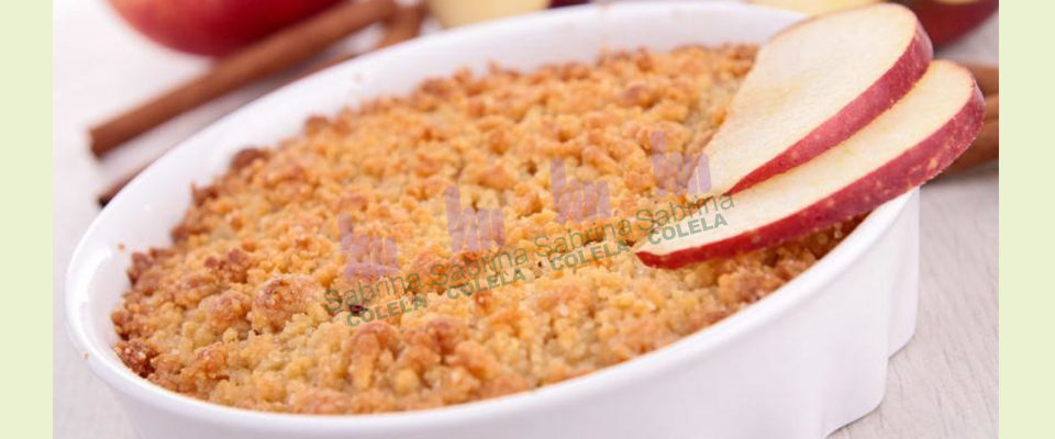 Crumble de maçãs