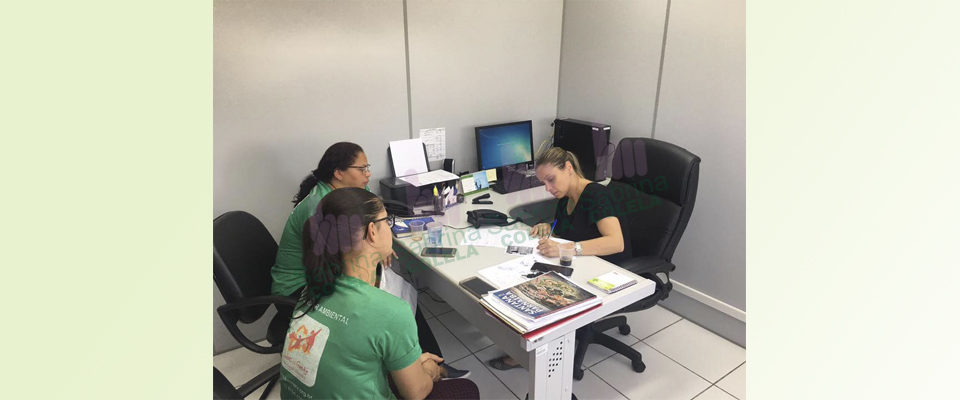 Reunião com as Diretoras Iracilda e Valéria