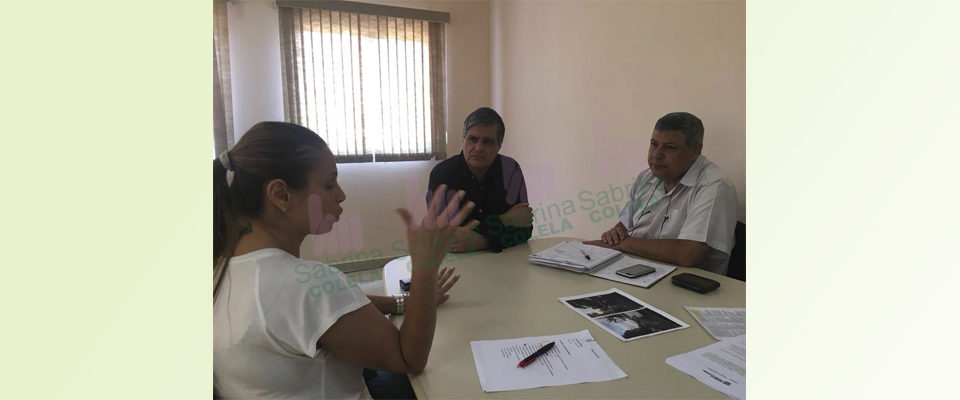 Em reunião com Secretario e Diretor