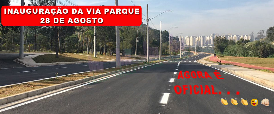 Inauguração da Via Parque