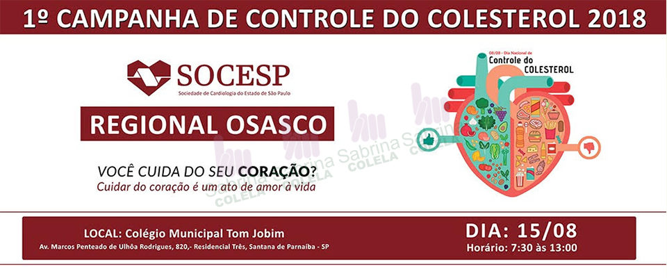 1º Campanha de controle do colesterol 2018